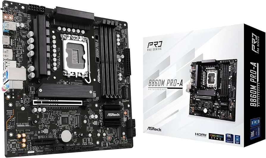 Amazon.com: ASRock B860M Pro A DDR5 8666 MHz 256GB M.2 LGA1851