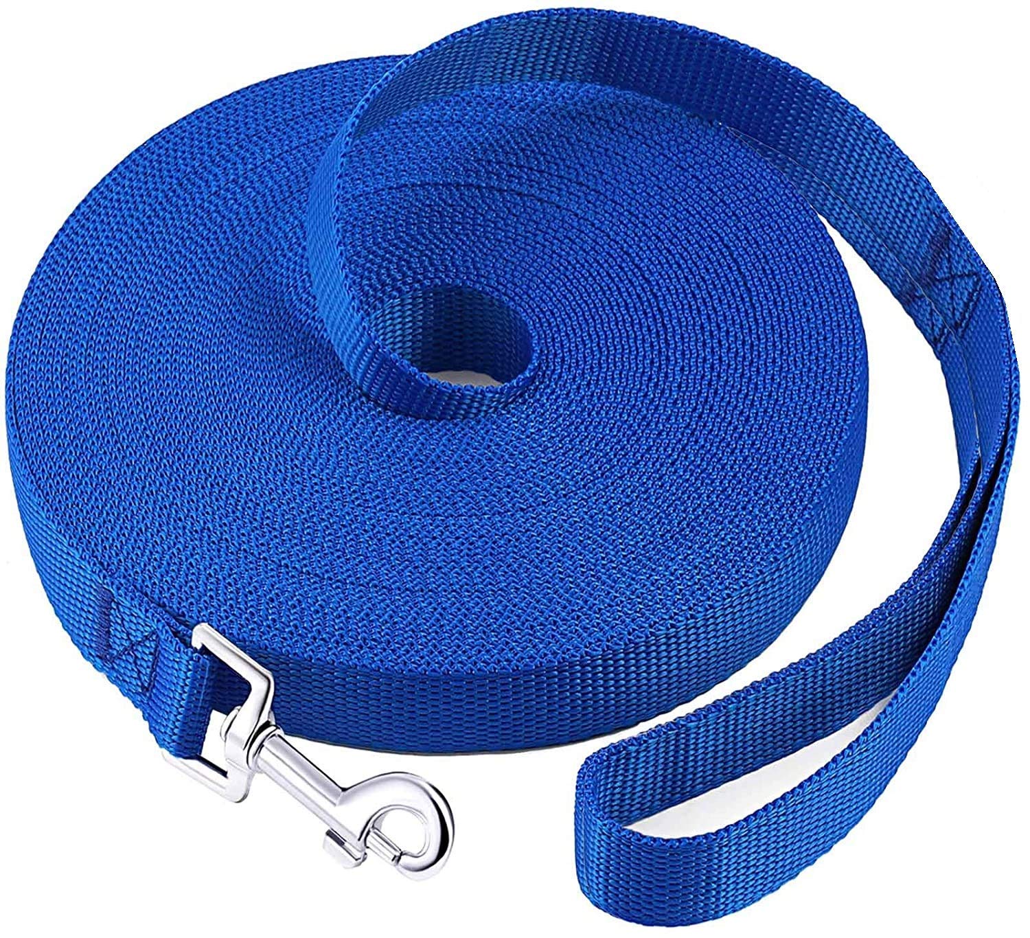 Quickato Nylon Dog Training Lead Dog Leash Long Leash 20 Ft Long Leash for Dogs (1" Inch Thick x 20 Ft Long) - Black (B0BC99HD46) Amazon Price History, Amazon Price Tracker