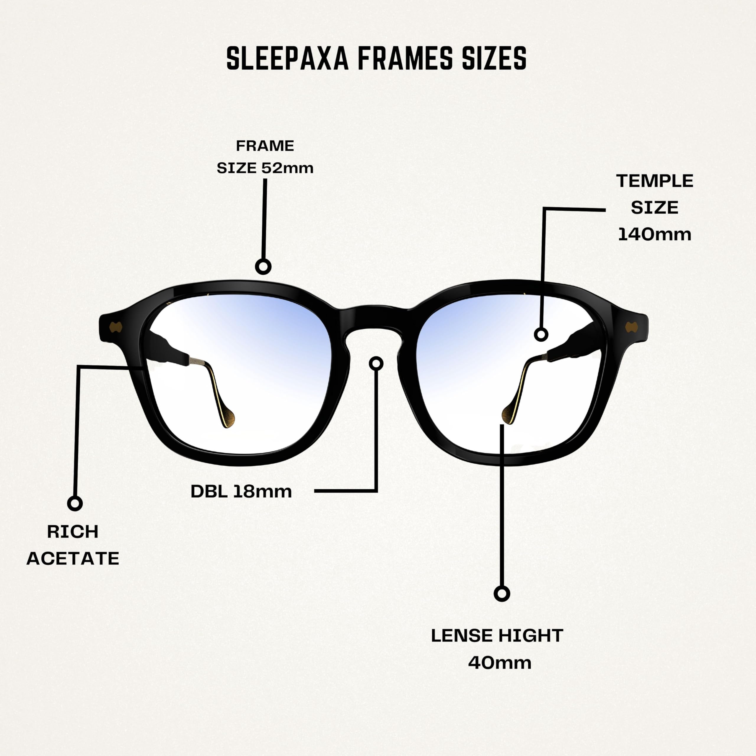 Sleepaxa Chrono Gunmetal Black FL41 Tinted Blue Block Migraine Glasses for Migraine, Light Sensitivity, and Photophobia Relief 2