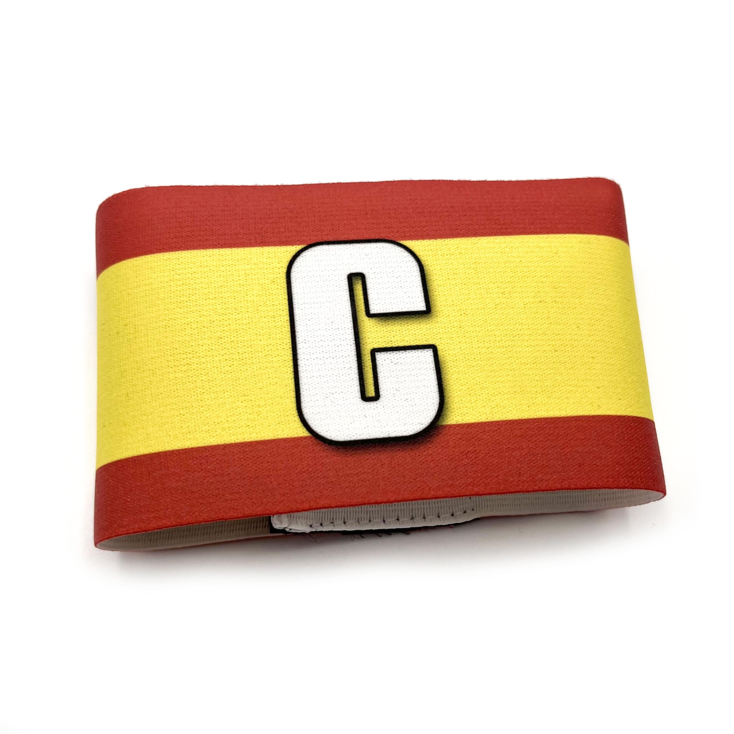 Brazalete de Capitán OXUM Sport - Brazalete de Fútbol Elástico y Ajustable para niños y Adultos