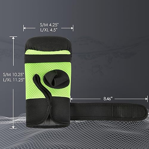 Miniatura 4 de MaxxMMA Guantes de neopreno lavables para bolsa pesada - Entrenamiento de boxeo