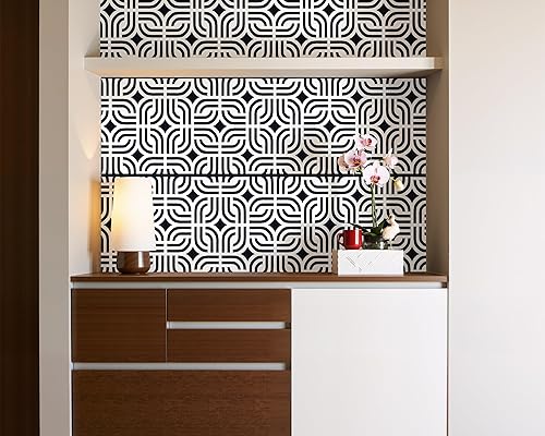 Vista 242 de FLFK Calcomanías de pared para despegar y pegar, para habitación de los niños, calcomanías de peces bajo el mar, 4 x 240 pulgadas (azul)