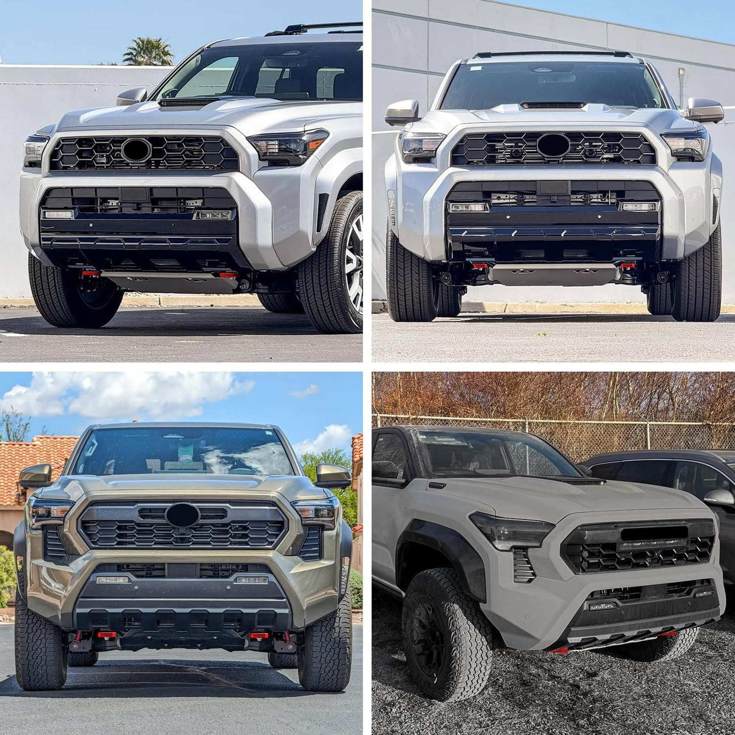 Front Tow Hooks Aluminum Pair for Toyota Tacoma (4th Gen) 2024+, 4Runner (6th Gen) 2025+, Land Cruiser (LC250) 2024+