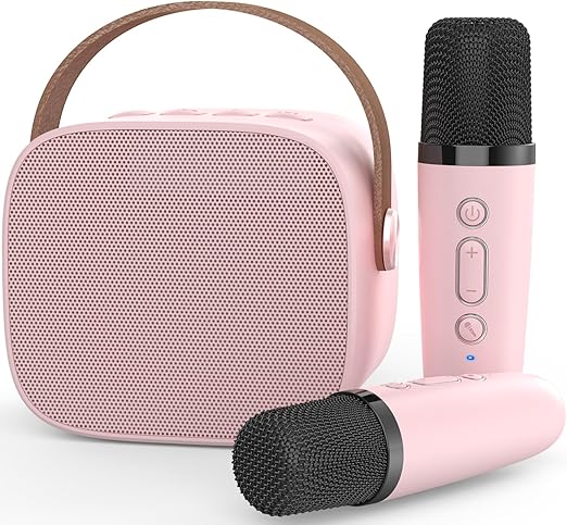 PS5 Pierde Otro Exclusivo 6 81qaLtXTUTL. AC SX522 Mini Karaoke Machine,Funny Toys Christmas Birthday Gifts for Kids Age 4-12 Girls,Boys,Adults, Karaoke Microphone Toys for 4,5,6,7,8,9,10,11,12+ Year Old Girls Boys (Pink 2 Mics)