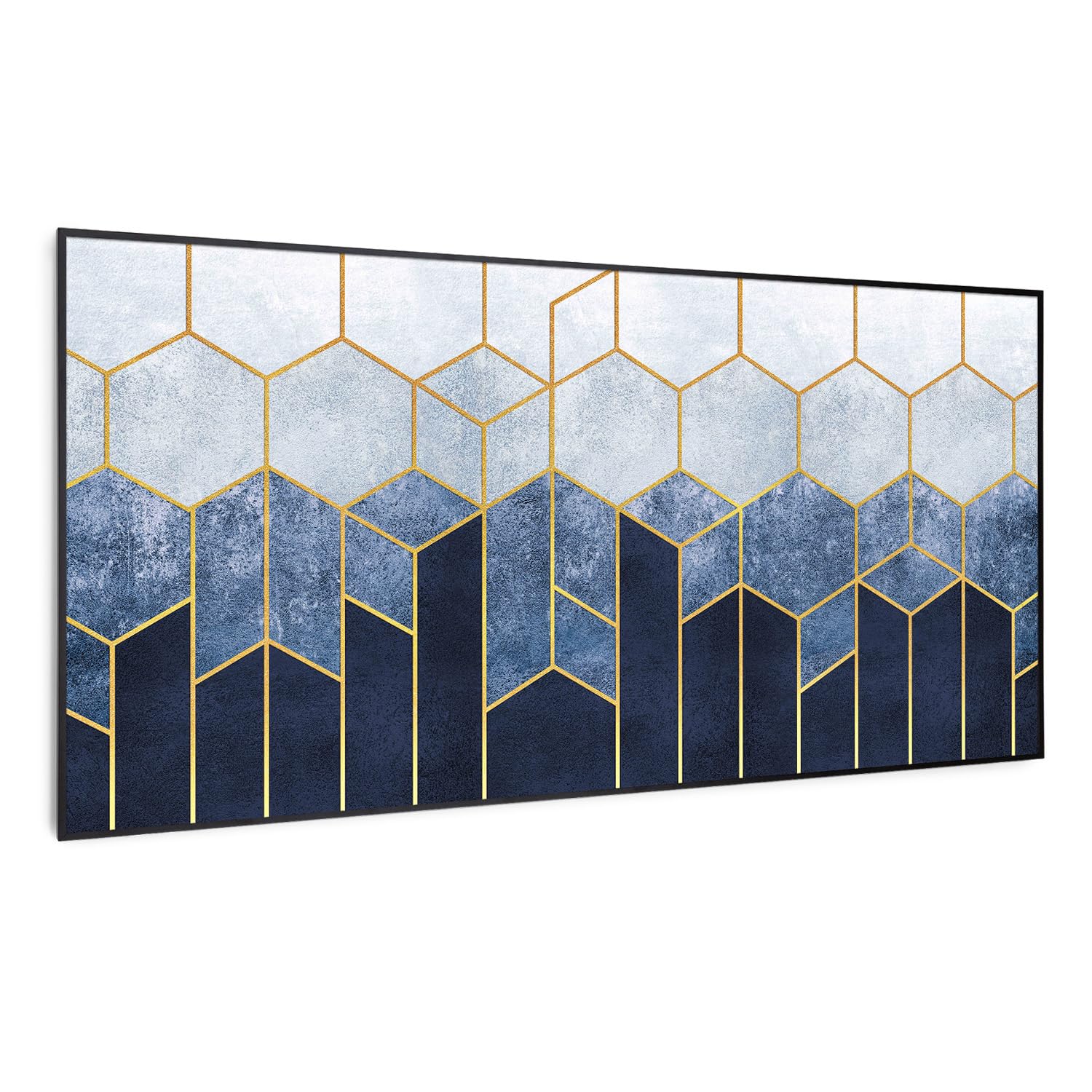 Klarstein Air Art Smart Stufa Elettrica Basso Consumo, Termoconvettore Elettrico da Parete 700W con Controllo IoT/WiFi App, Termosifone Elettrico a Muro, Pannello Radiante Infrarossi, Senza CO2