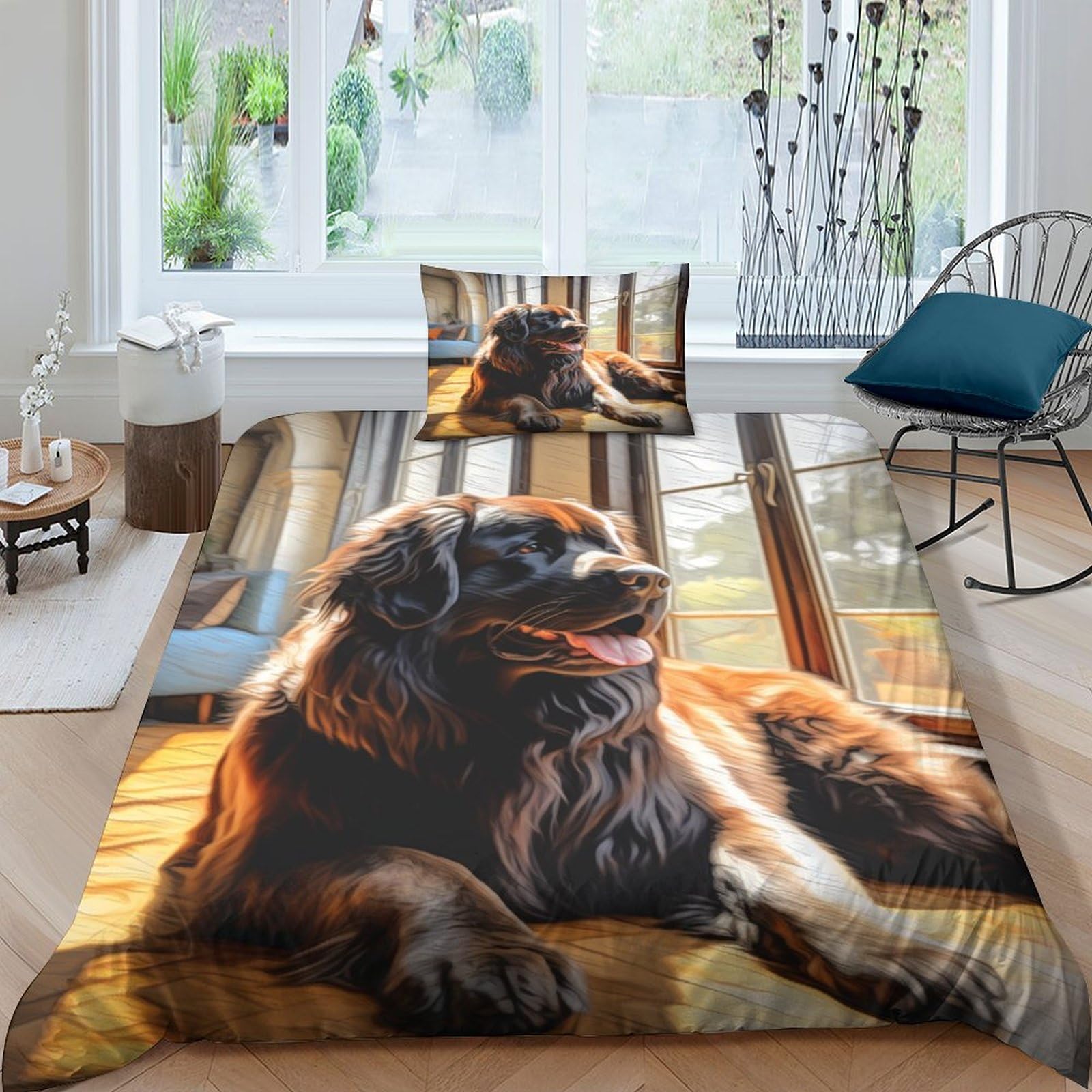 Housse de couette Mastiff tibétain respirante et super douce pour un sommeil confort unique