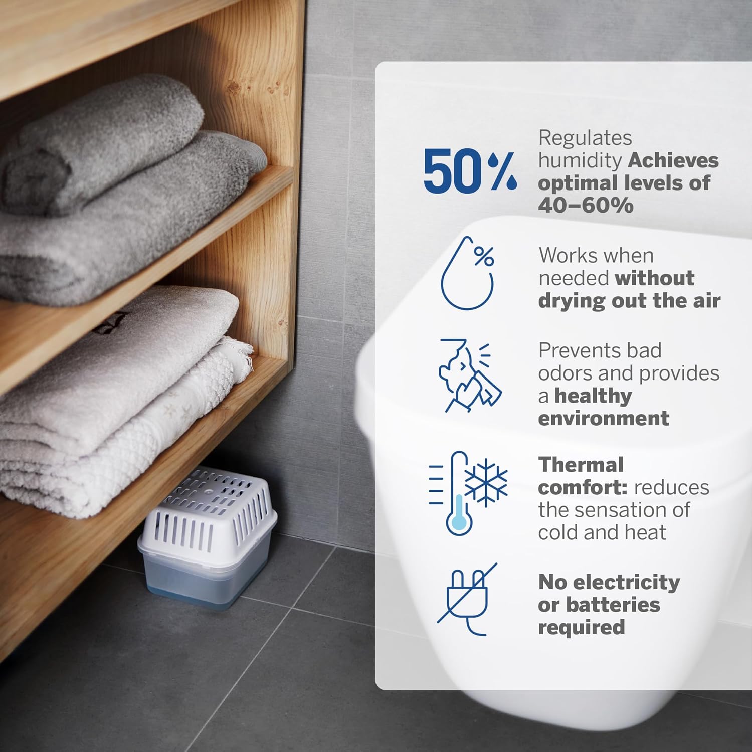 HUMYDRY Moisture Absorbers Refills for 8.8 Oz Dehumidifier, Pack of 6 Unscented Humidity Absorber Bags, Non Electric Refill Pack for Closets Bedrooms Bathrooms Laundry Rooms and Small Enclosed Spaces