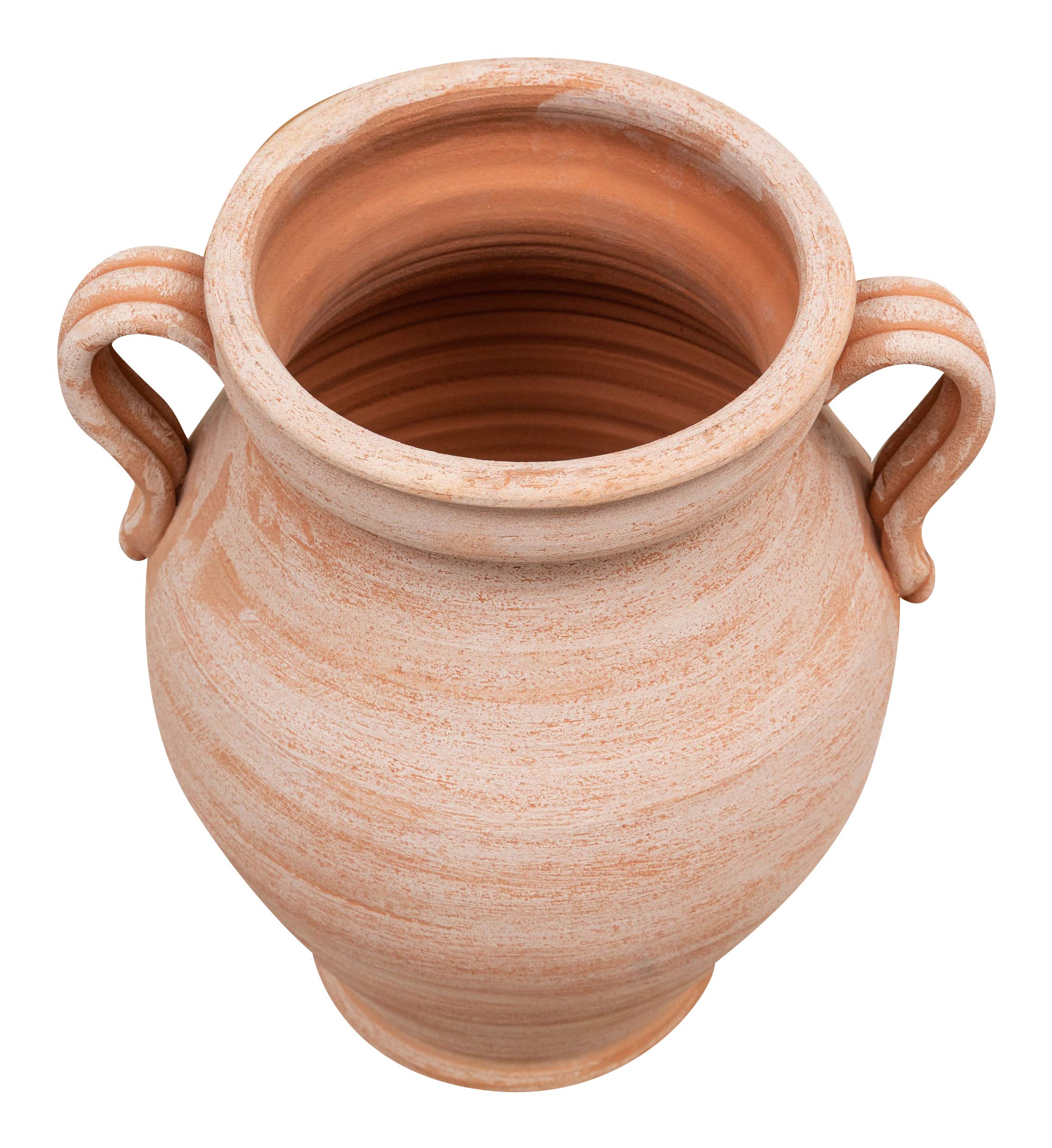 Biscottini Anfora Macetas Terracota Grandes 45x33x38 cm | Macetas Exterior Grandes | Macetas Barro Grandes | Maceta Grande