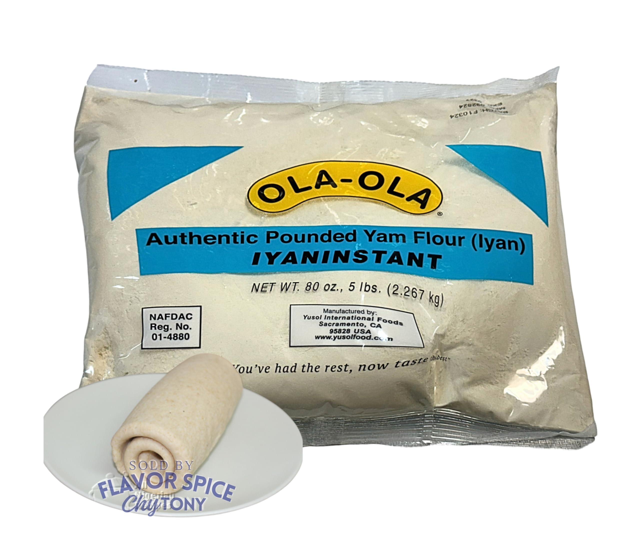 Authentic Pounded Yam Iyan Instant 5LB | 1 BAG