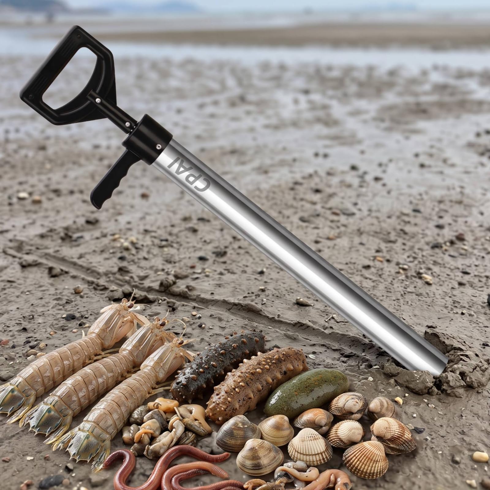 Extractor Camarones Acero Inoxidable, Platedado, 92cm
