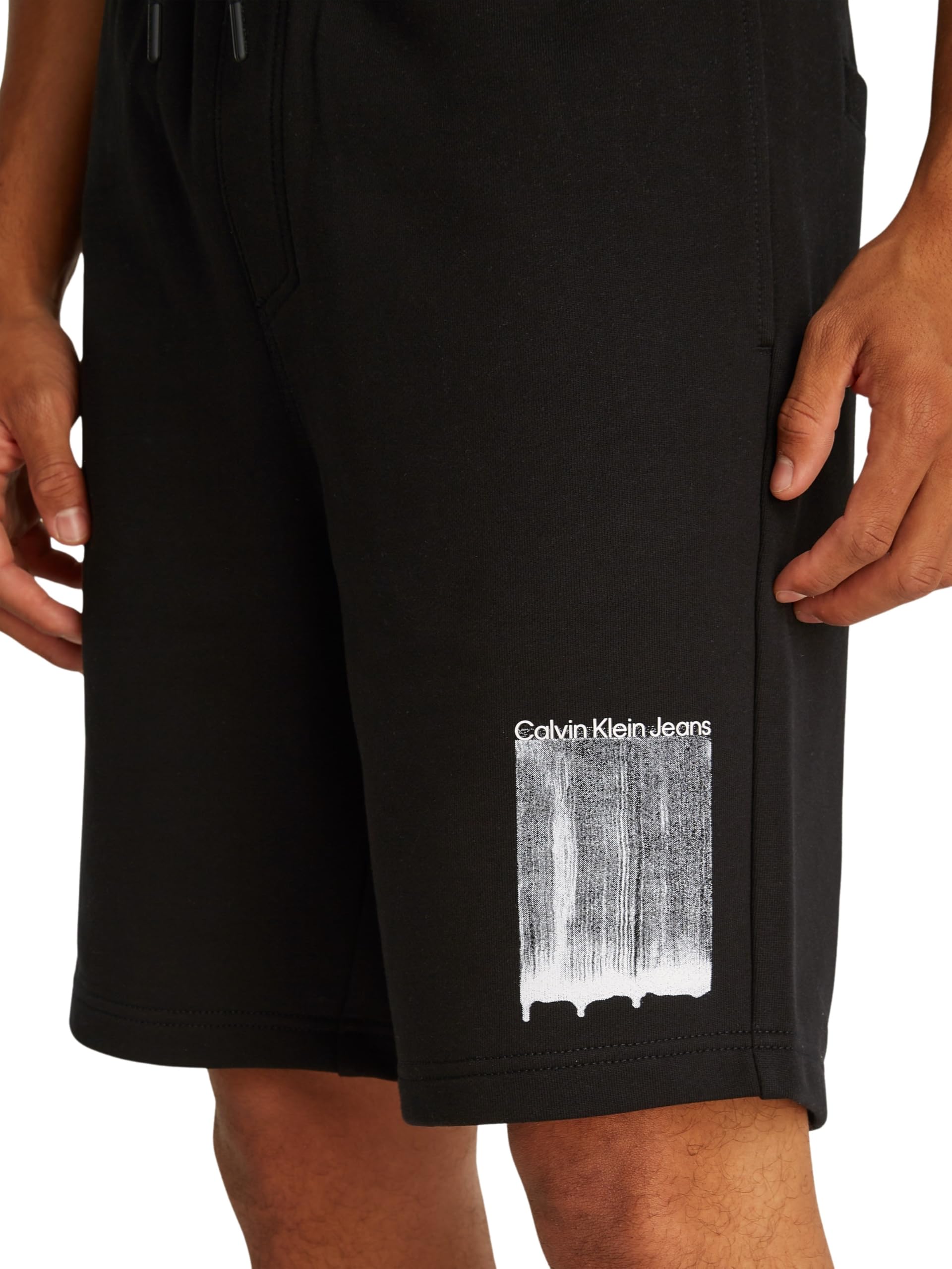 Calvin Klein - Brush Stroke Graphic Shorts J30j327528, Pantaloncini Sportivi Unisex - Adulto