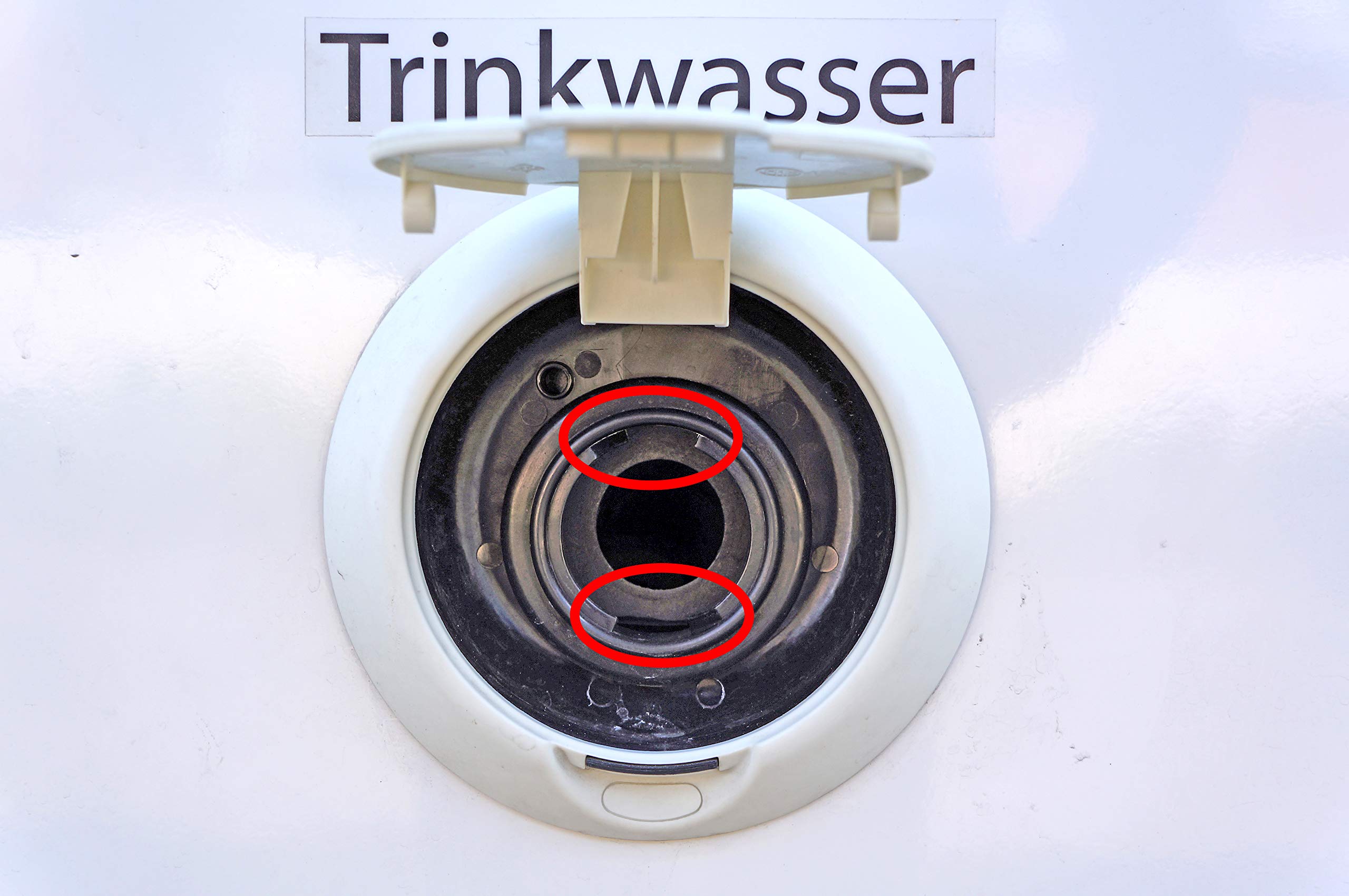 WAFA water filling adapter, water tank cap for motorhomes Hymer