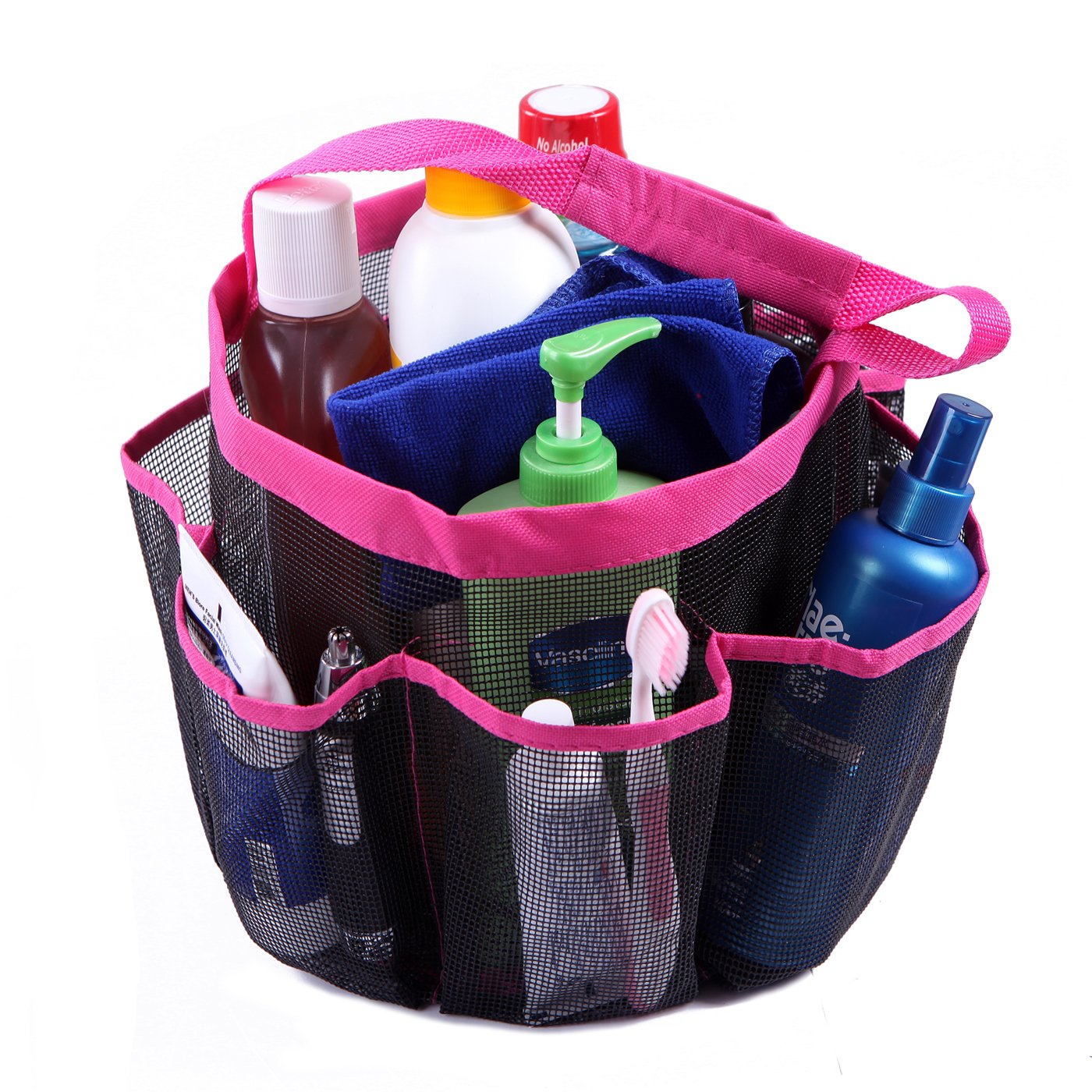 HDE Mesh Shower Caddy Portable - Quick Dry Tote for College Camp Bath Dorm Essentials - Large Center
