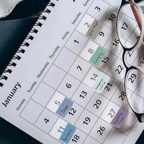 Miniatura 4 de 480 pestañas adhesivas para índice de colores, de 1 pulgada, autoadhesivas, pestañas de página, reposicionables, pestañas adhesivas de bandera,