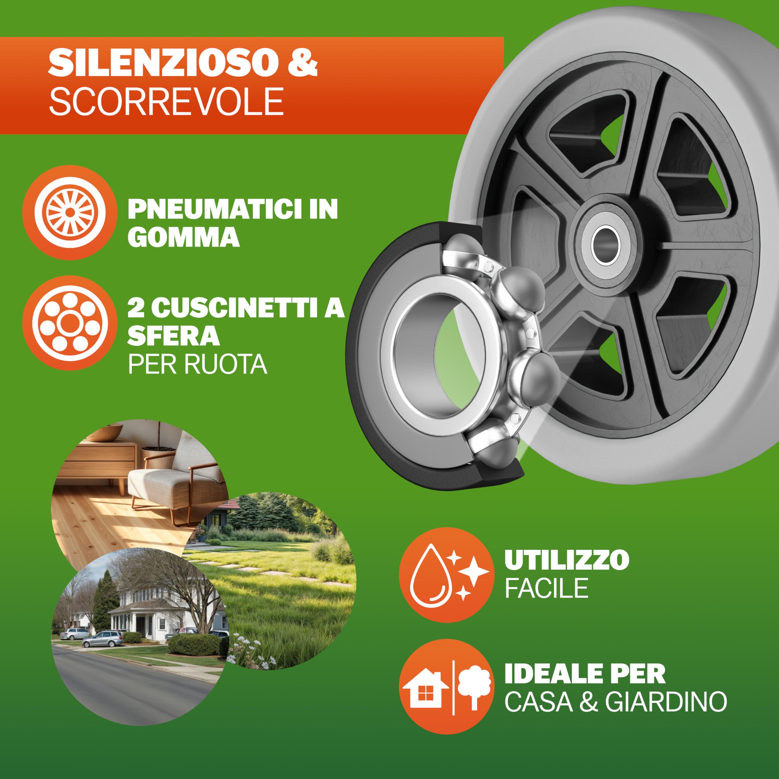 GARDEBRUK® Carrello Portatutto Pieghevole con Ruote in PP Antiforatura 80Kg Alluminio Incl. Guanti 2 Corde Carrellino Portapacchi Trasloco Scatole