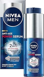 NIVEA MEN Anti-Age 2in1 Power Face Serum (30ml), Hydrating S
