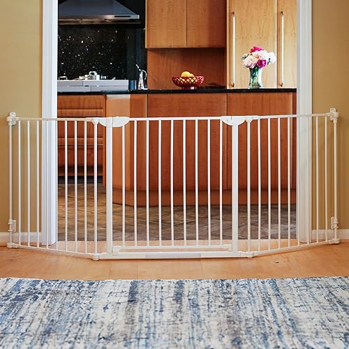 Qdos Construct-A-SafeGate - Puerta ancha para bebés - Cumple con las normas europeas más estrictas - Crea espacios seguros personalizados alrededor Qdos Construct-A-SafeGate - Puerta ancha para bebés - Cumple con las normas europeas más estrictas - Crea espacios seguros personalizados alrededor