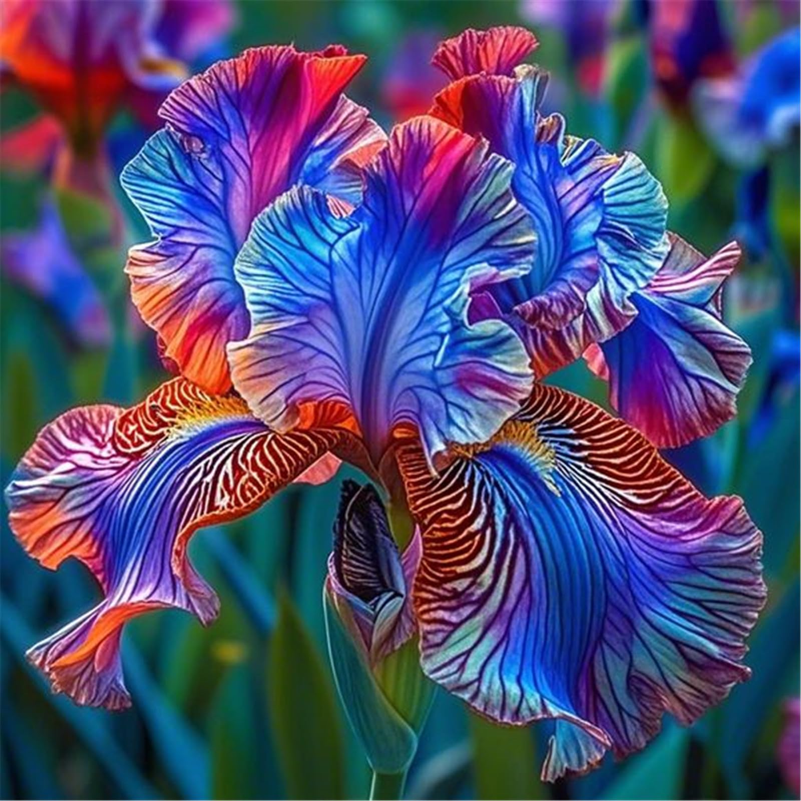 Simple Planting, Iris Bulbs for Planting, Perennial, Garden Flowers, Iris Bulbs, Wedding, Now UK, Perfect UK Now, 5bulb-d