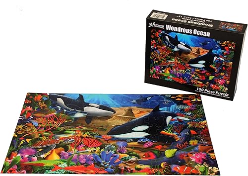 Miniatura 5 de Wondrous Océano Kid 's Puzzle 100 piezas