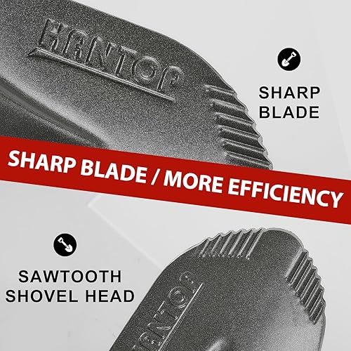 Miniatura 3 de Pala Pequeña de Jardín para Excavar Pala Redonda de Mango Corto Pala de Supervivencia para Automóvil, 28 pulgadas