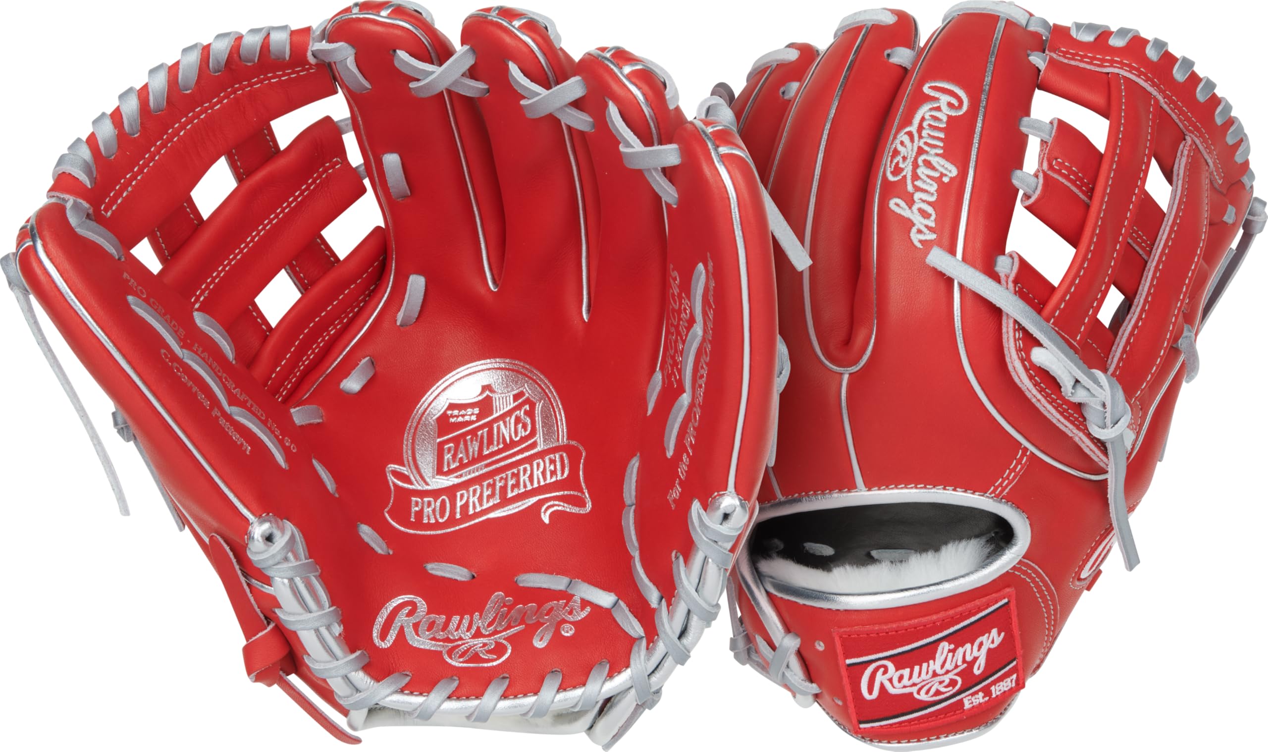 Rawlings | PRO Preferred Baseball Glove | Sizes 11.5" - 12.75" | Multiple Styles