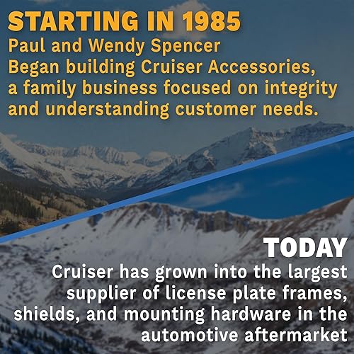 Miniatura 7 de Cruiser Accessories 22230 Barbed Wire II - Marco para matrícula, cromado, 1 marco