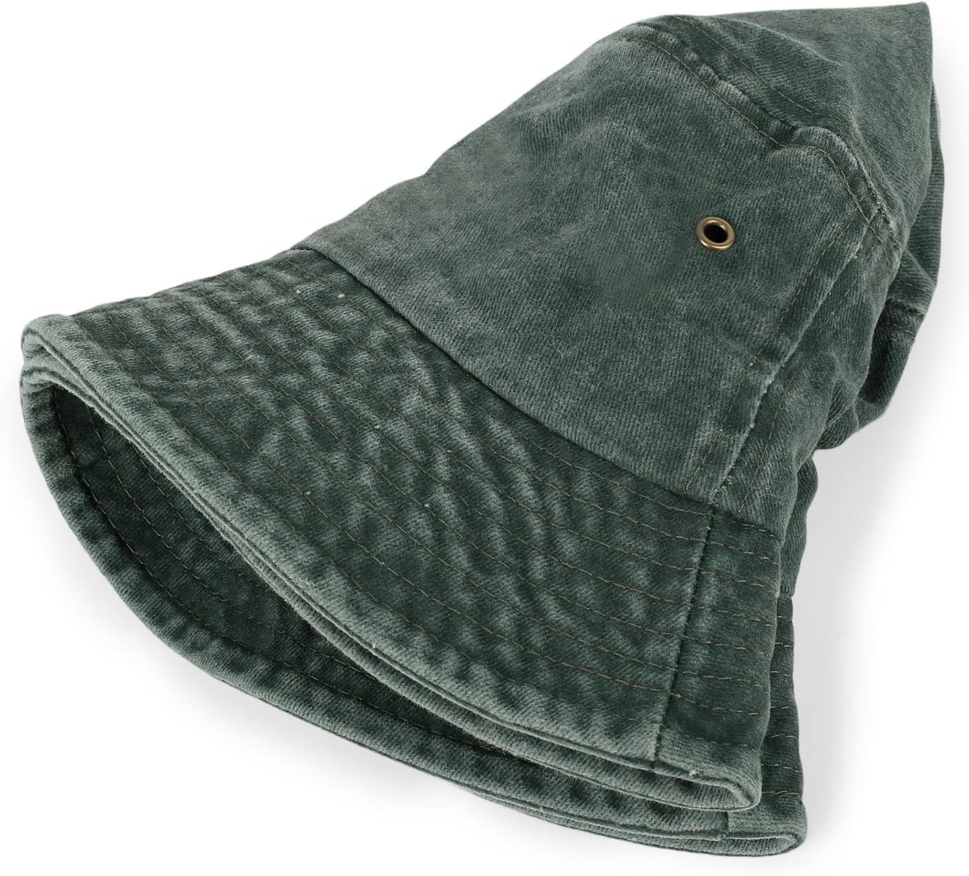 Bucket Hat for Men and Women,Cotton Washed Denim Sun Hats for Fishing,Outdoor Hiking,Foldable Beach Travel Caps - Image 3