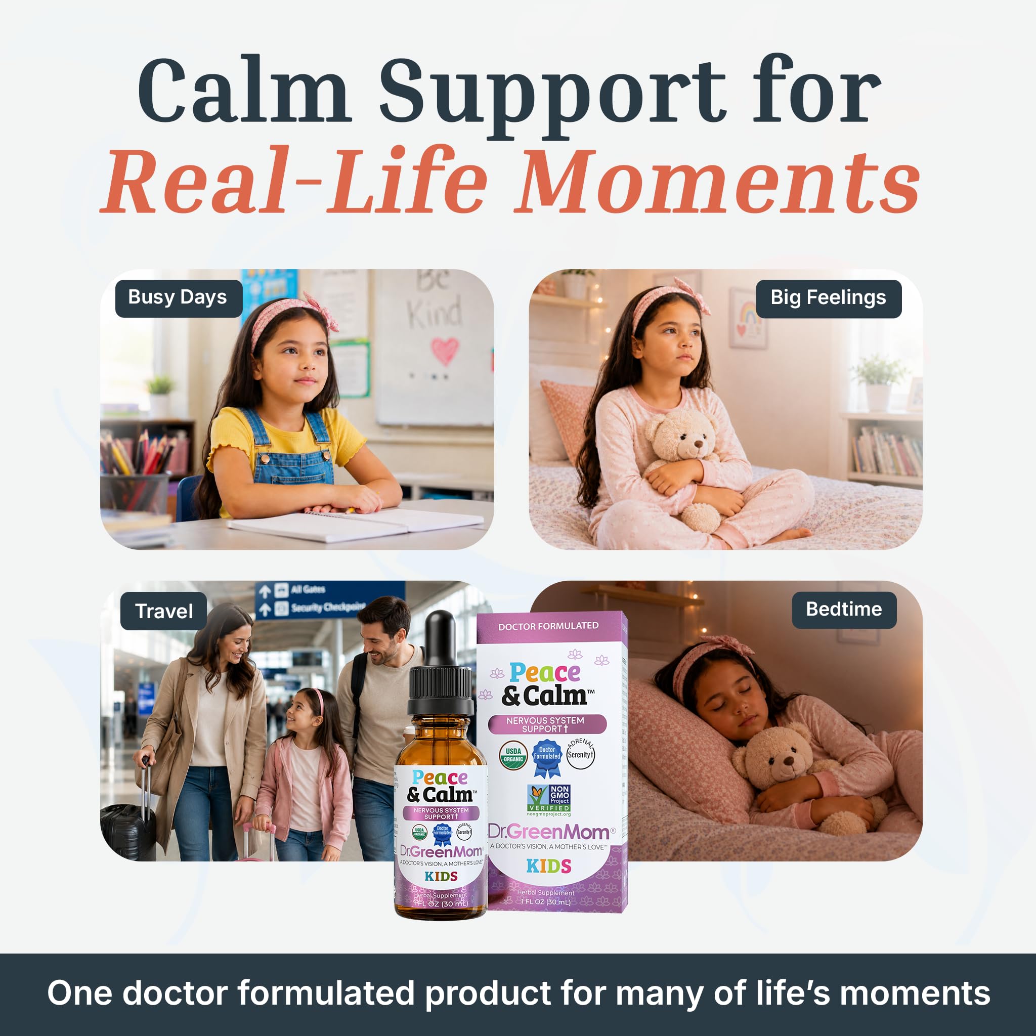 Dr. Green Mom Peace & Calm Kids — Support Mood, Stress & Relaxation — Amazon image 4