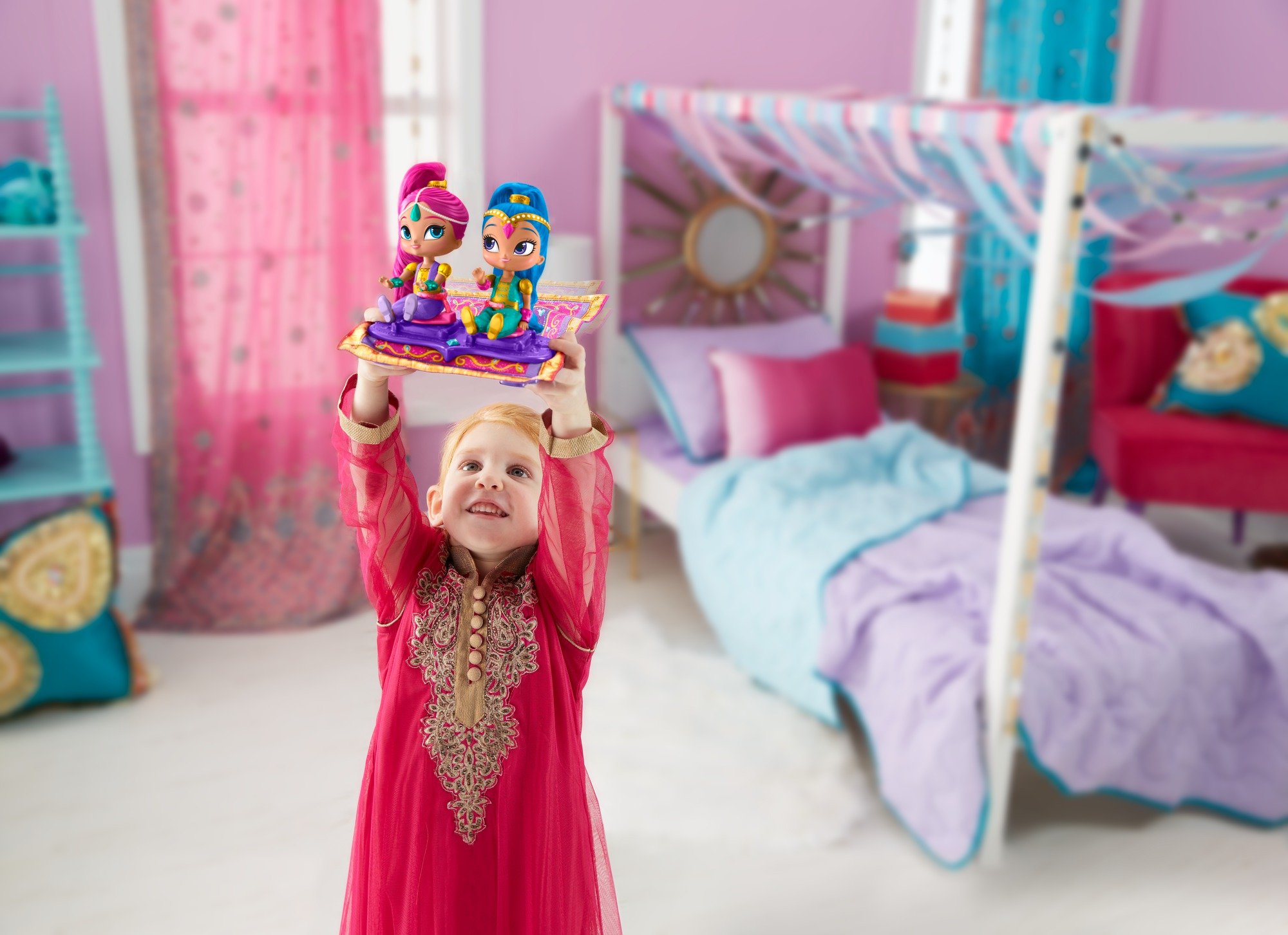 Shimmer And Shine Magic Flying Mat Doll Accessory Mattel Fhn22