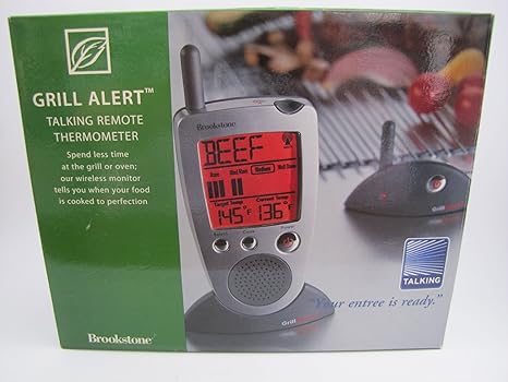 Review Brookstone Grill Alert Talking Remote Meat Thermometer Review Brookstone Grill Alert Talking Remote Meat Thermometer