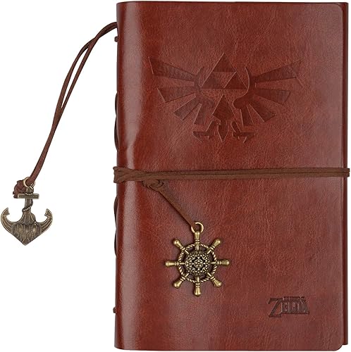 ONE250 Legend of Zelda Journal, Writing Journal, Travel Diary, 7.2x5.1 Notebook, Writers Notebook, Refillable Diary Sketchbook, Fountain Pen Safe