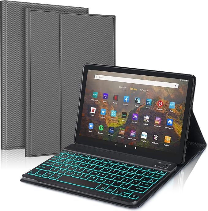 FOGARI Keyboard Case for AllNew HD 10/HD 10 Plus Tablet 11th