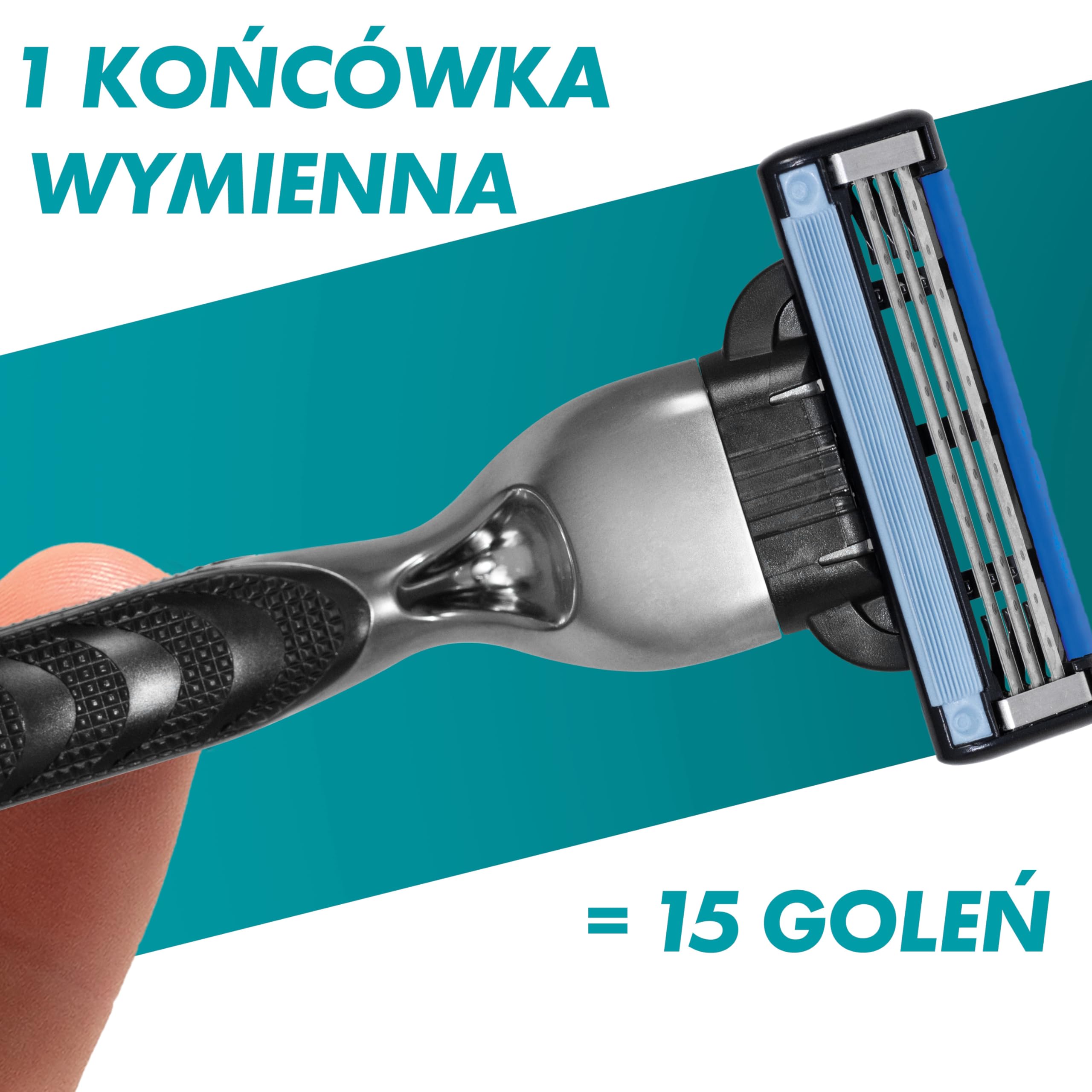 Gillette Mach3 Maszynka do golenia dla mężczyzn, maszynka z 3 ostrzami, 1 maszynka do golenia Gillette, 12 ostrzy wymiennych do maszynek do golenia, z rączką ze stali nierdzewnej