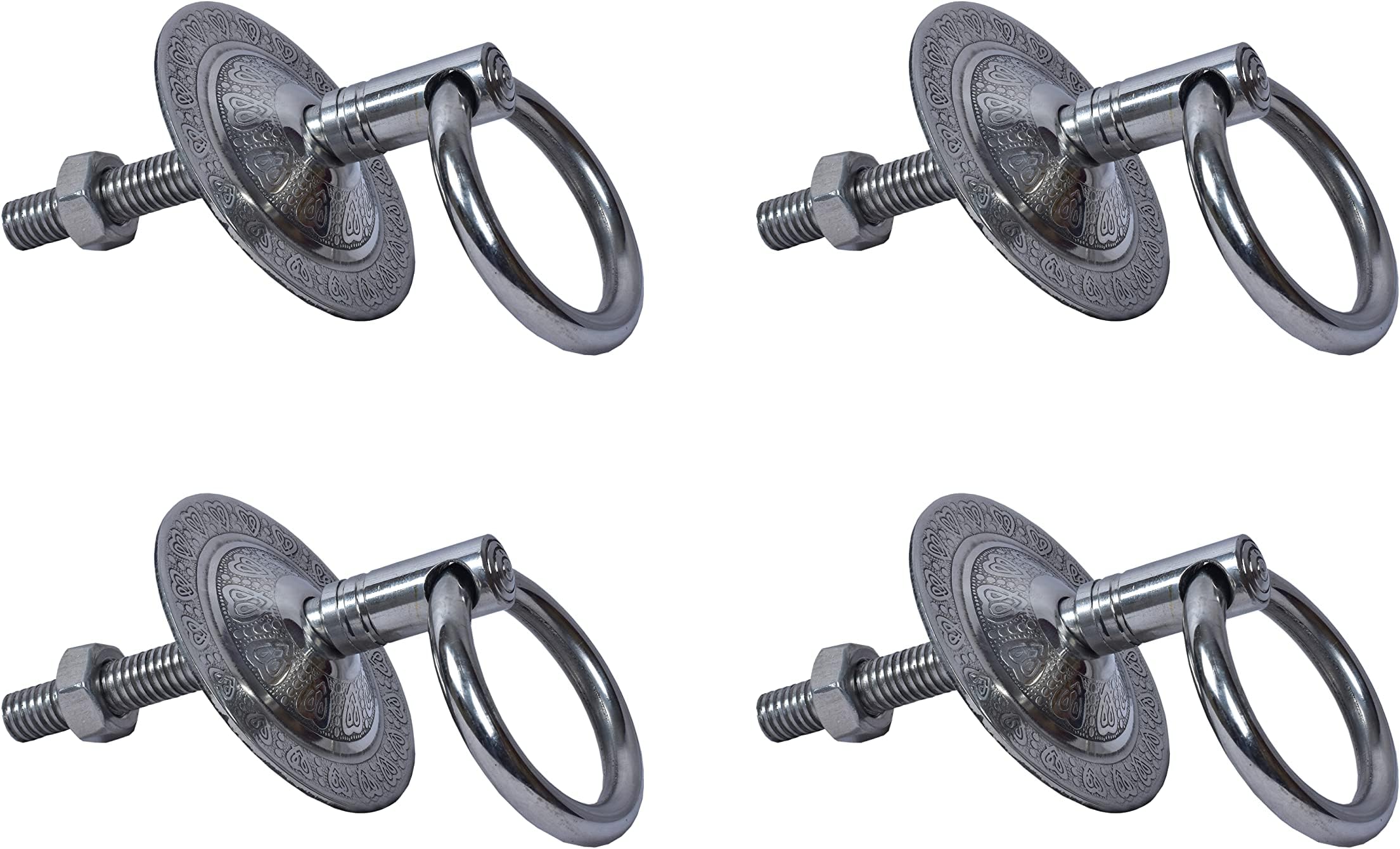 - Silver Swing Bottom Kada Hanging Hooks and Kadu Heavy Duty Hooks for Hanging Pack of 4