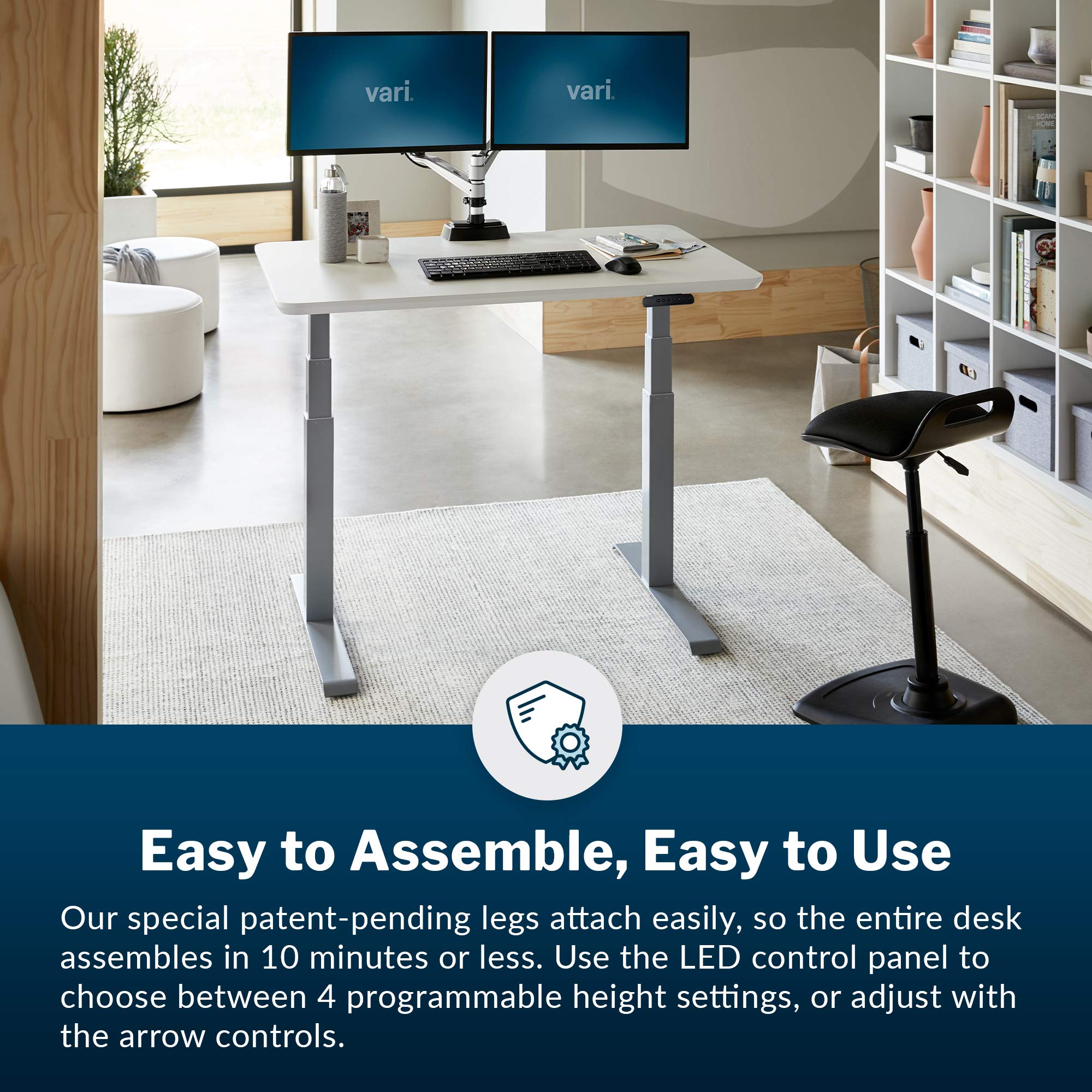 Buy Vari Electric Standing Desk 48" x 30" (VariDesk) Sit Stand Desk