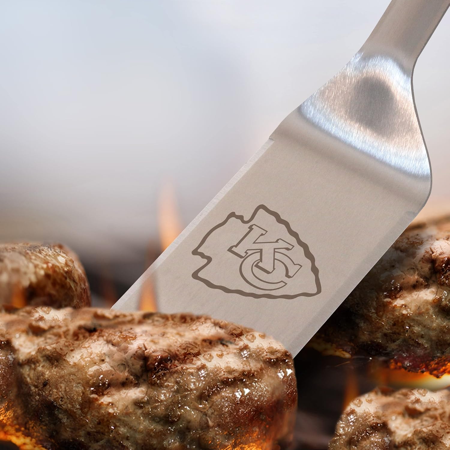 YouTheFan NFL Stainless Steel BBQ Spatula with Bottle Opener