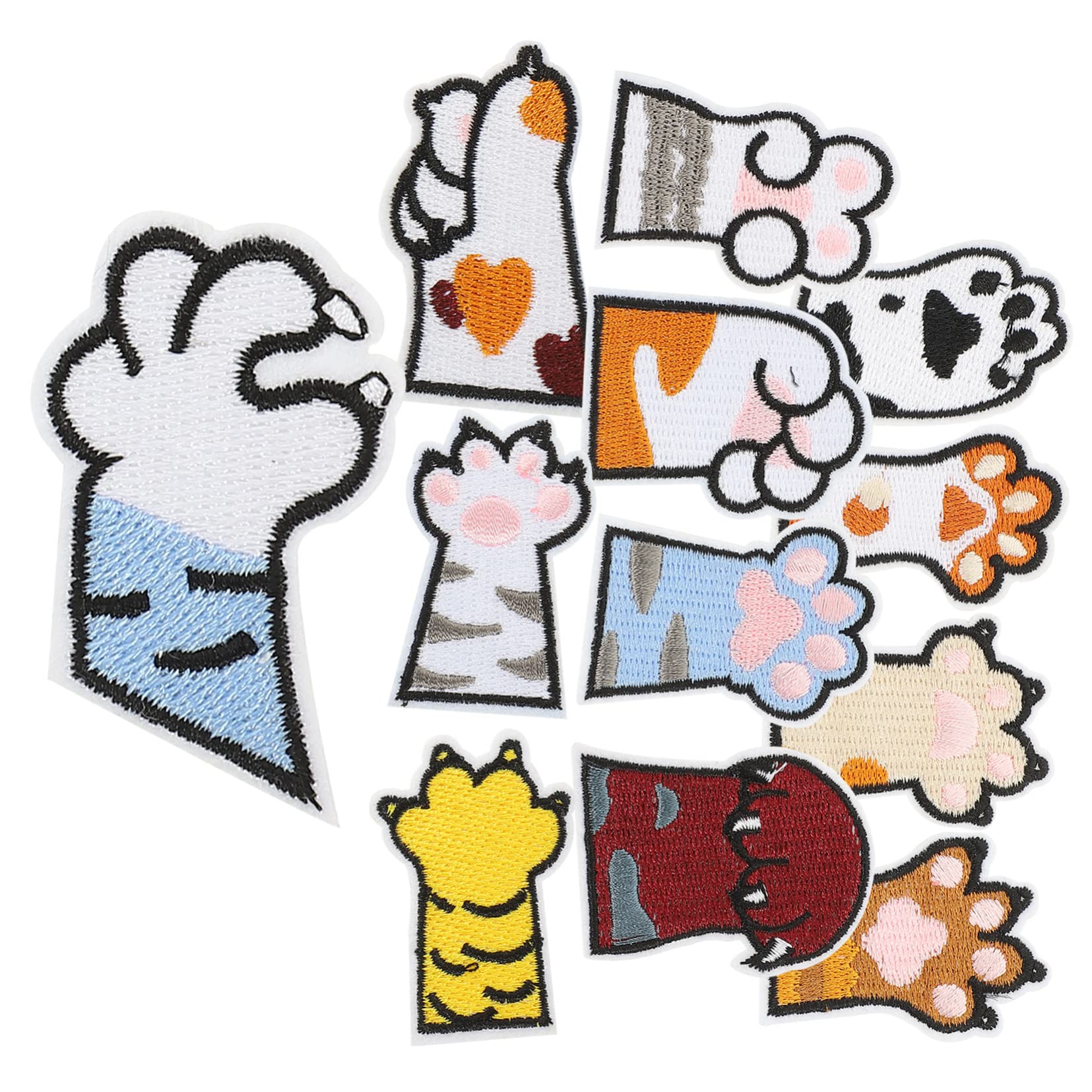 60pezzi Patches Decorativi Per Abbigliamento Toppe Termoadesive Per Borse Riparazioni e Decorazioni