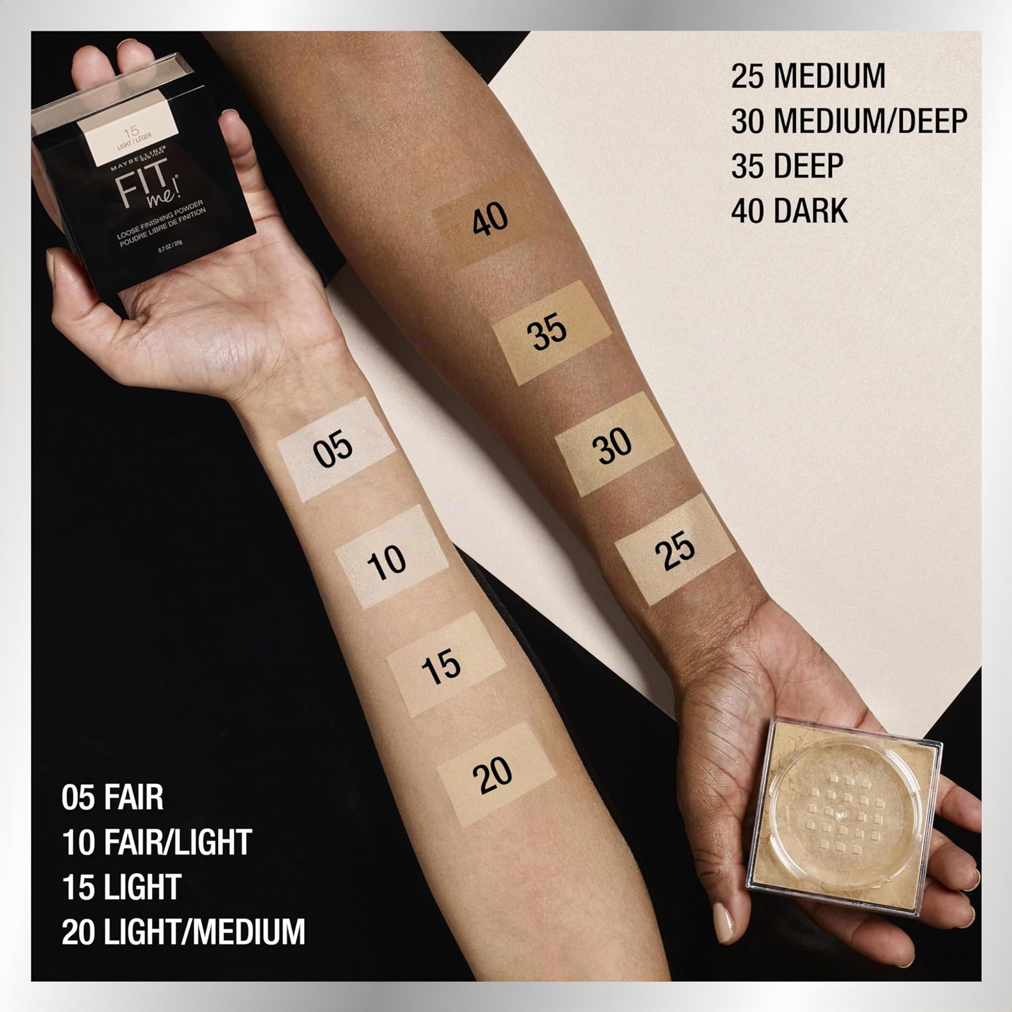 MAYBELLINE Fit Me! Loose Finishing Powder - Fair Light