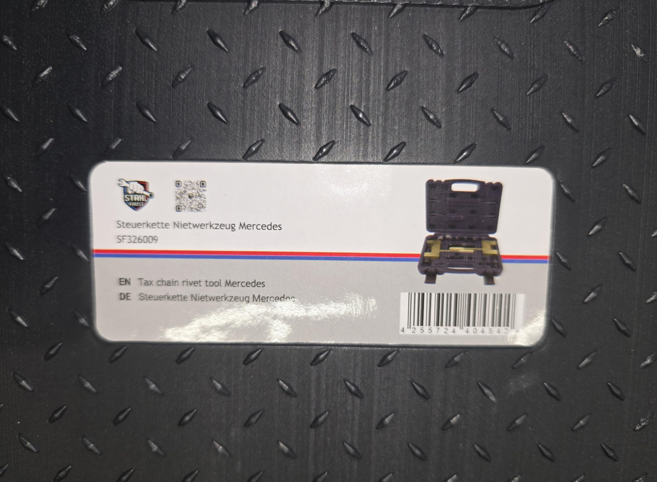 Catena di controllo auto rivetto strumento per catene di controllo Mercedes Benz, rivettatore, strumento Descrizione utilizzo: serve per rinnovare BZW. rivetti catene di controllo Simplex e Duplex con