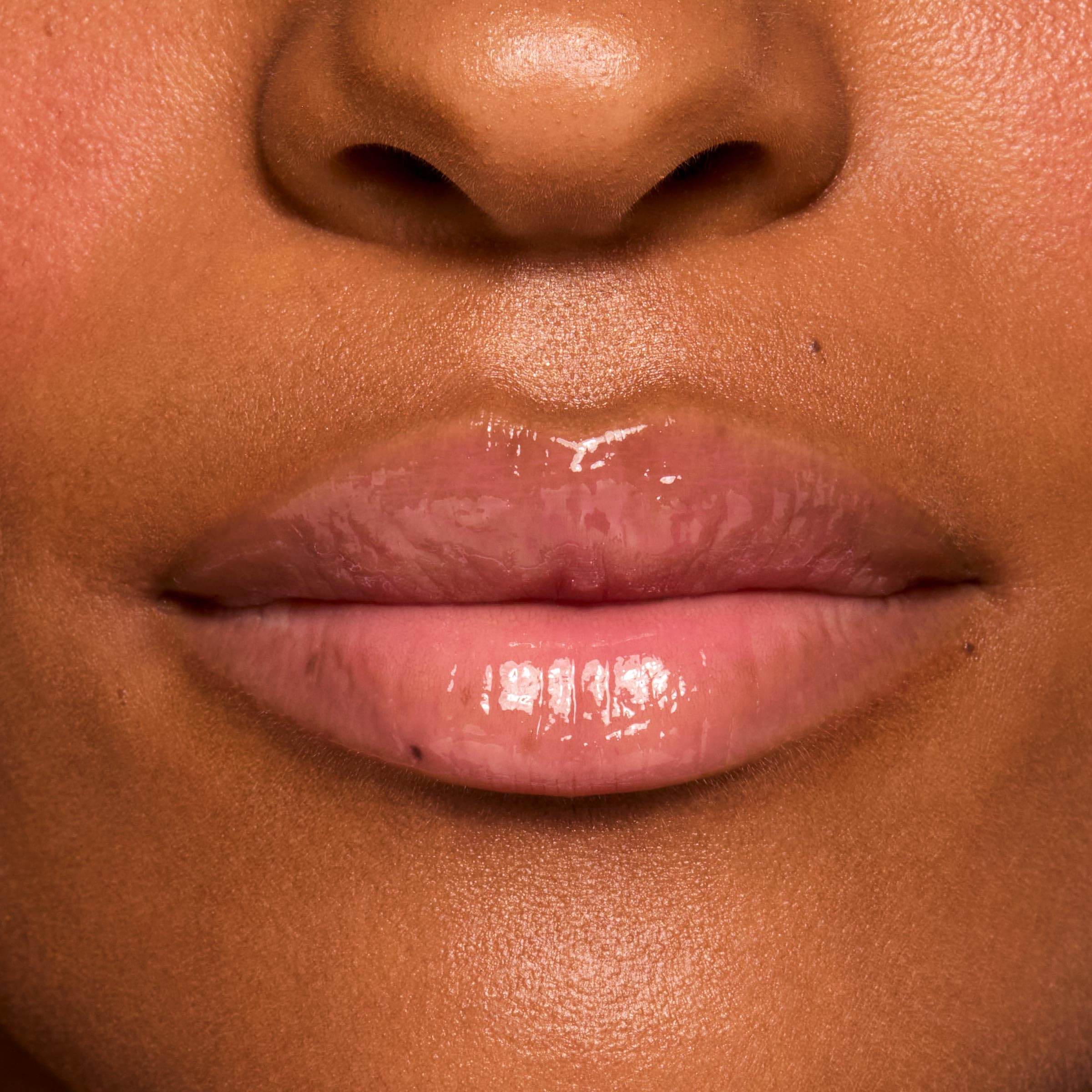 ColourPop Fresh Kiss Glossy Lip Balm - Hydrating Lip Care Enriched with Peptides, Hyaluronic Acid, Shea Butter & Vitamin E for an Ultra-Cushiony Formula - Strawberry Milk (0.49 oz)