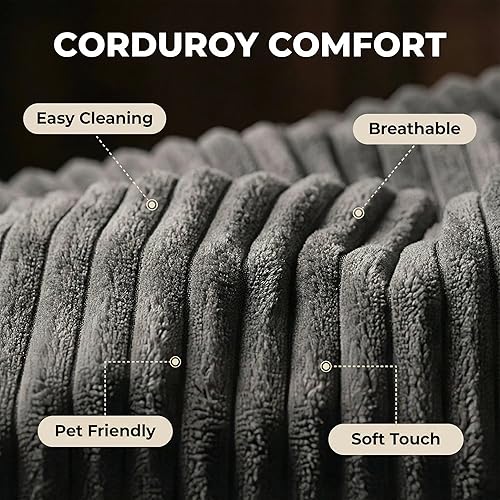 Miniatura 5 de Cloud - Sofá modular sin hueso, sofá modular con asiento profundo, moderno sofá tapizado con diván, cómodo sofá seccional en forma de L para sala de