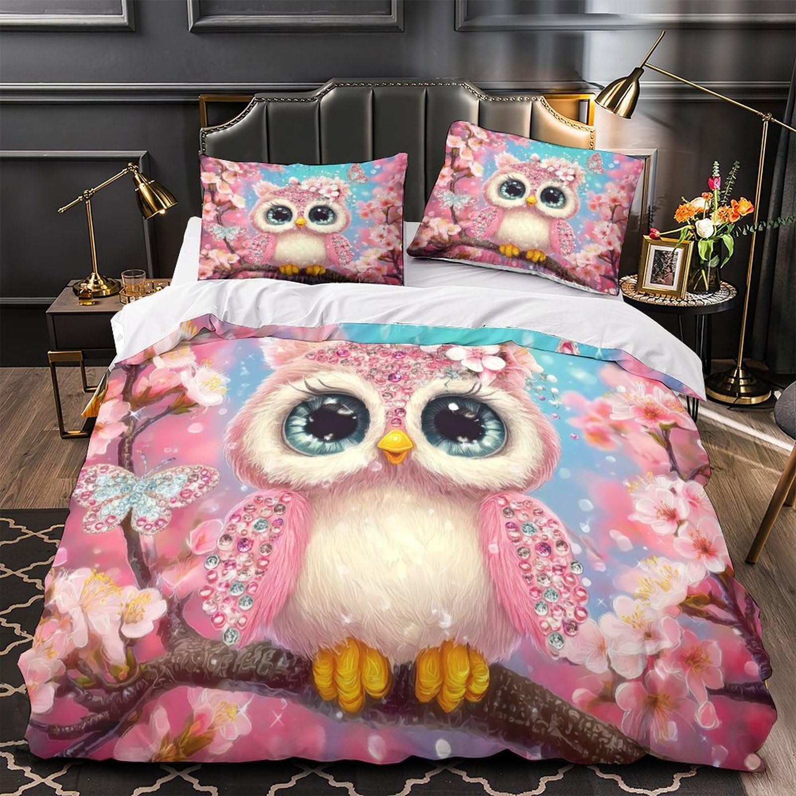 Parure de lit agneau mignon 260x220cm pour chambre enfant