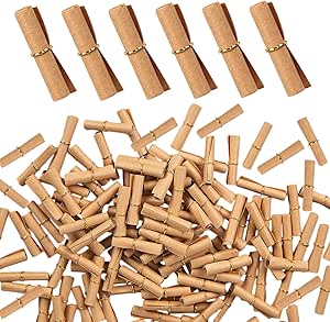 300 Pieces Scroll Paper Mini Message In a Bottle Message Paper Scrolls ...