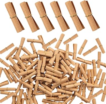 300 Pieces Scroll Paper Mini Message In a Bottle Message