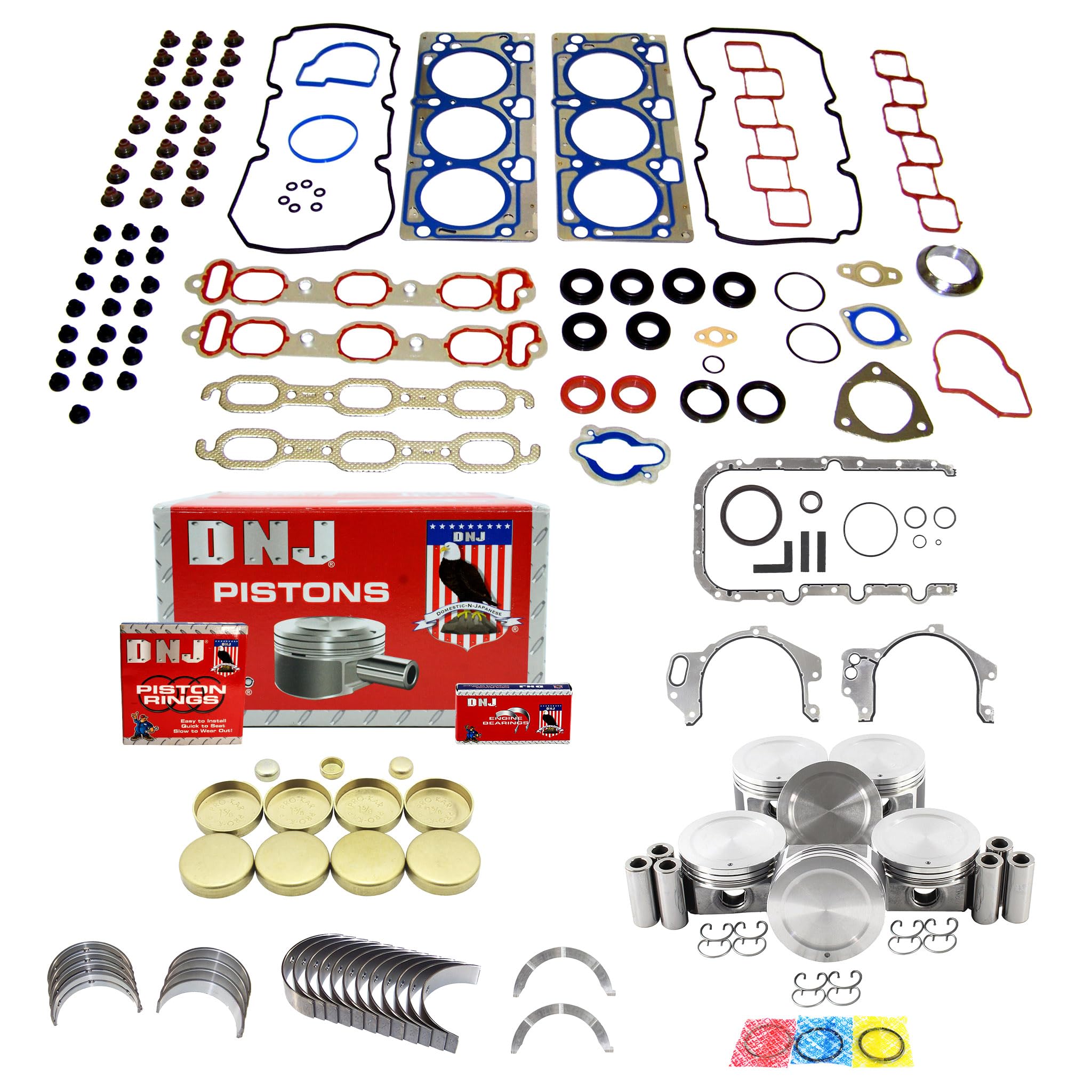 DNJ EK1105AM Master Engine Rebuild Kit for 20042005 / Dodge， Jeep