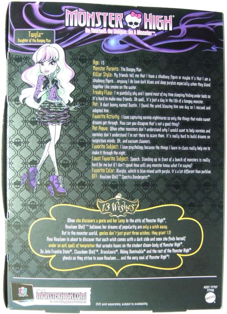 Monster High 13 Wishes Twyla Doll