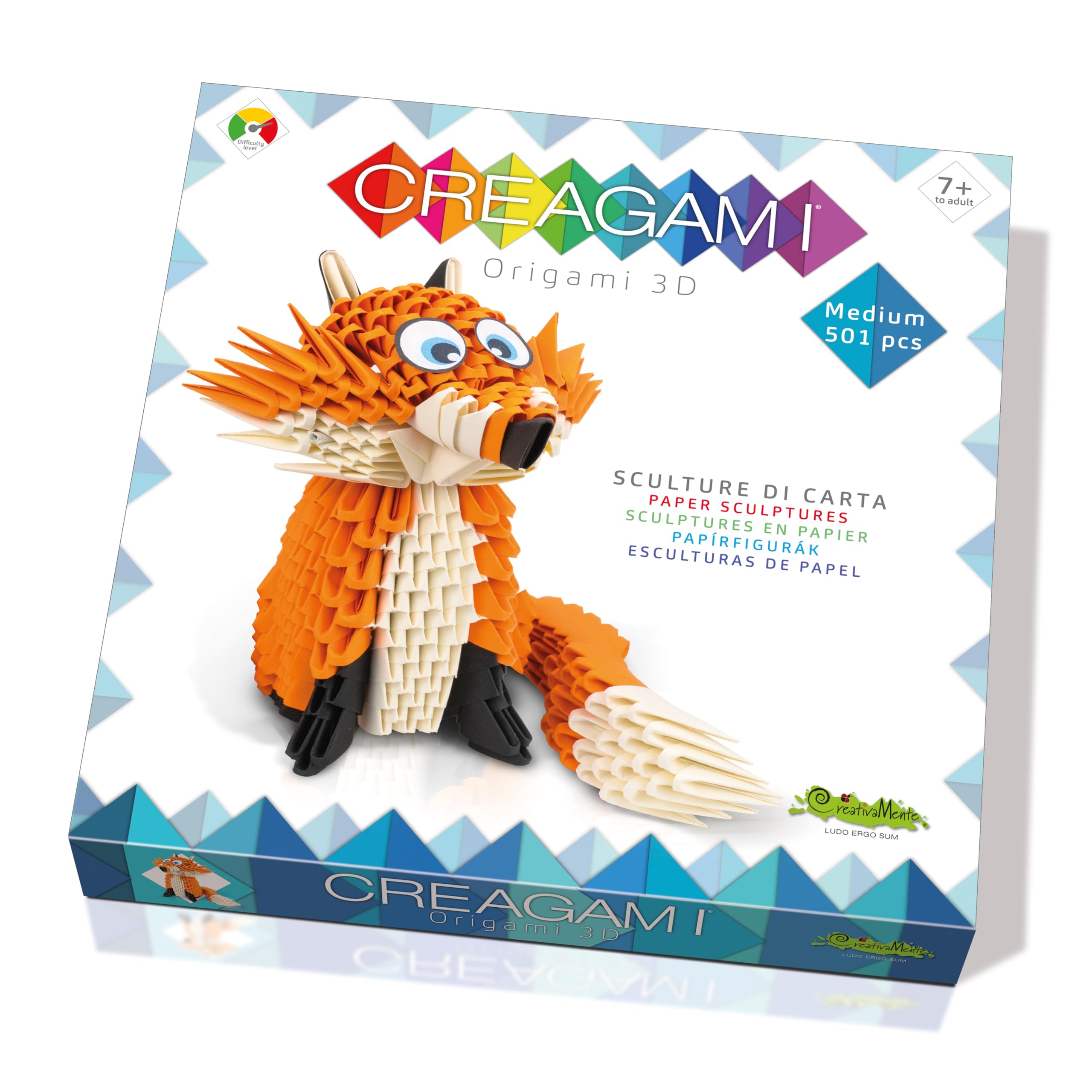 CREAGAMI Origami 3D - Mariquita de CreativaMente - envío 24/48 h
