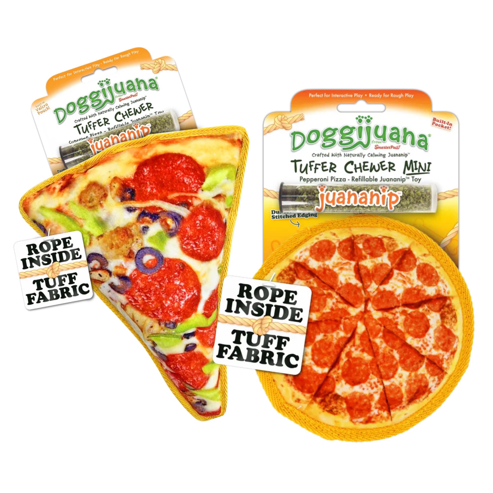 Pet Supplies : Doggijuana Cafe Combo Refillable Juananip Toy