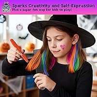 Vista 7 de PURPLE LADYBUG Tiza para el cabello para niñas, tinte lavable, regalos de Pascua para niños de 8-12, 6-8, regalo de cumpleaños para niñas de 6, 7