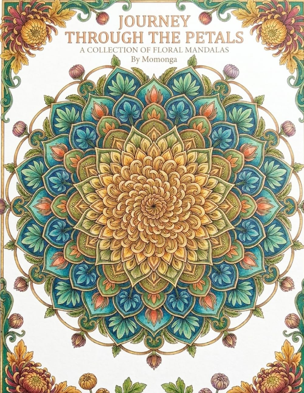 JOURNEY THROUGH THE PETALS: A COLLECTION OF FLORAL MANDALAS